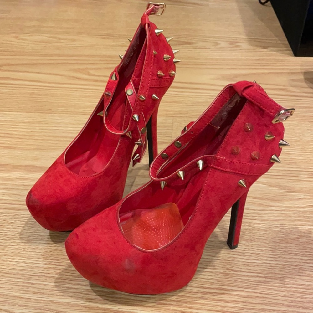 Studded heels